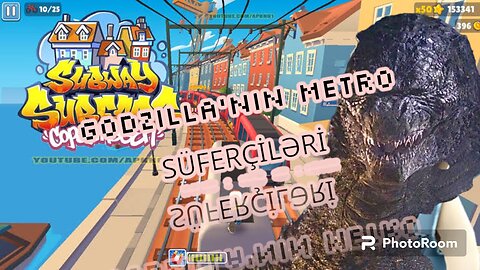 GODZILLA METRO SÜRFERİ || GODZILLA RUT