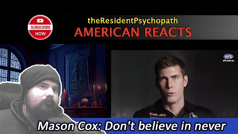 American Reacts to Mason Cox: Don't believe in never