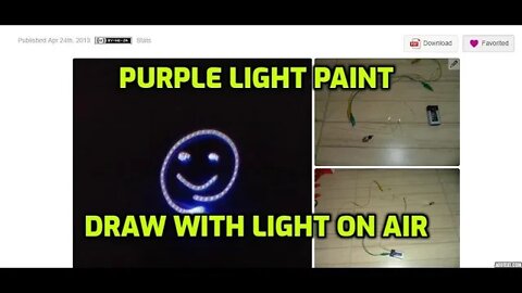 Purple Light Painter - Draw Light in the Air - in One Minute