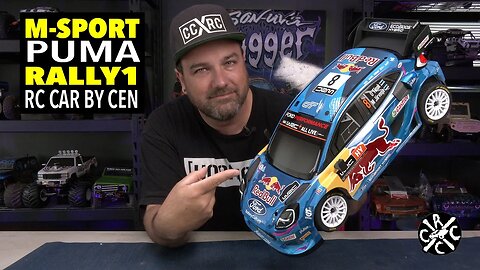 CEN M-Sport Puma Rally1 Officially Licensed 1/8 RC Rally Car - Unboxing & First Run