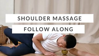 Improve shoulder mobility: 10 minute massage follow along for tight shoulders