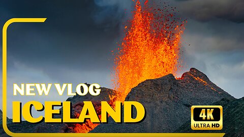 🌋🇮🇸 "Epic Eruption: Iceland Volcano 4k Video Incredible Drone view of Volcano Iceland" 🇮🇸🌋