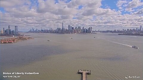 Watching The Earthquake From The Statue Of Liberty HarborCam April 5, 2024 10:23 AM EDT