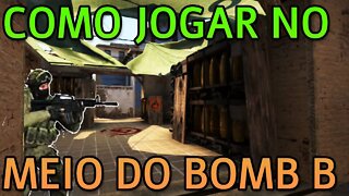 CSGO - Como jogar no MEIO DO BOMB B na MIRAGE?