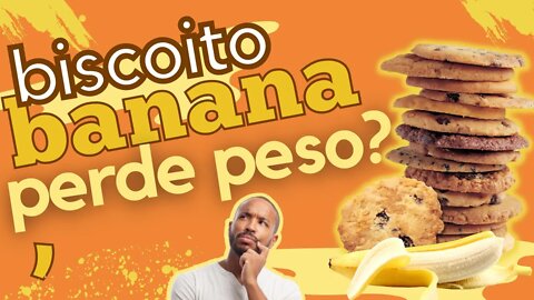 Biscoito de banana, Uma receita deliciosa que vai te ajudar a PERDER PESO! [SEM AÇÚCAR]