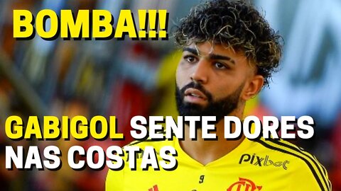 BOMBA! GABIGOL SENTE DORES NAS COSTAS E TREINA SEPARADO NO NINHO DO URUBU