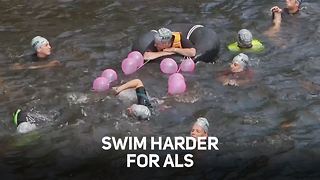 Swimmer with ALS helps raises €1.9 million