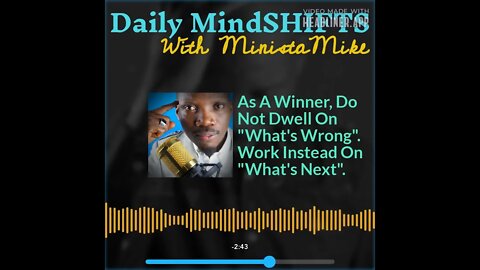 Daily MindSHIFTS Episode 143: