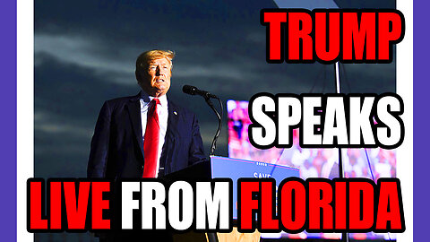 🔴LIVE: Trump Speaks Live From Florida 🟠⚪🟣