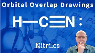 Organic Chemistry Orbital Overlap Problem: Hydrogen Cyanide (nitrile) sp carbon