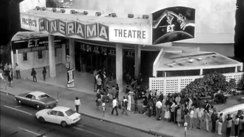 Waiting in line to see E.T. the Extra-Terrestrial, 1982