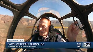 Valley veteran takes flight for 100th birthday