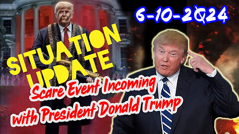 Situation Update 6/10/24 ~ Scare Event Incoming with President Donald Trump