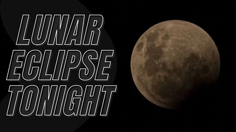 🔴 The Super Flower Blood Moon eclipse of 2022 has begun!