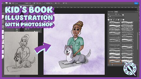 Children's Book Illustration with Photoshop from Beginning to End