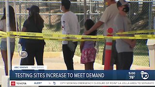 San Diego County COVID-19 testing sites increase to meet demand