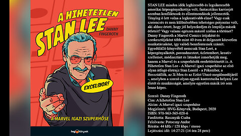 Fingeroth, Danny: A ​hihetetlen Stan Lee (A Marvel igazi szuperhőse) HVG, Budapest, 2020