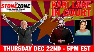 KARI LAKE IN COURT - Drew Hernandez Breaks it Down - The StoneZONE with Roger Stone