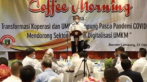 Pemprov Lampung Transformasi Pengembangan Koperasi dan UMKM Pasca Pandemi Covid-19