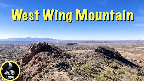 Hiking West Wing Mountain, Peoria, Arizona