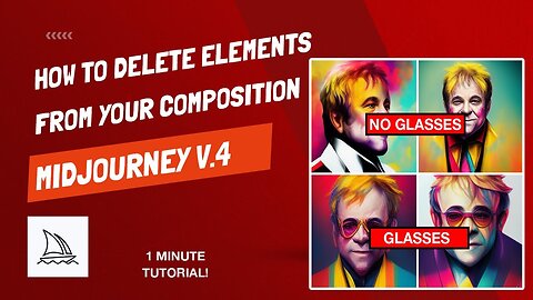 Midjourney - How to Remove and Delete Elements From Your Composition Or Art