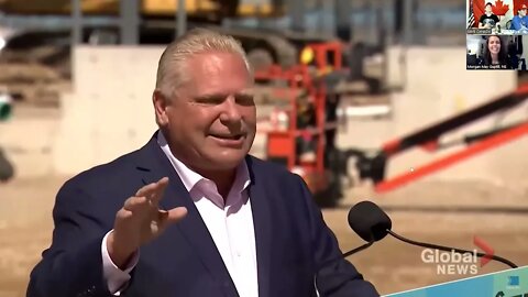 DOUG FORD SWALLOWS A BEE