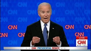 Biden Blames Trump For Everything In Closing Statement