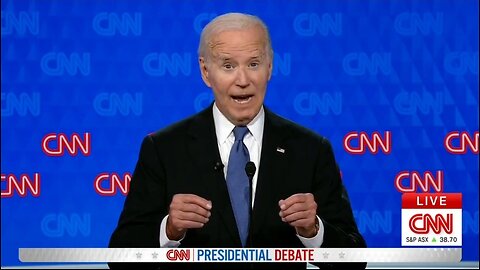 Biden Blames Trump For Everything In Closing Statement