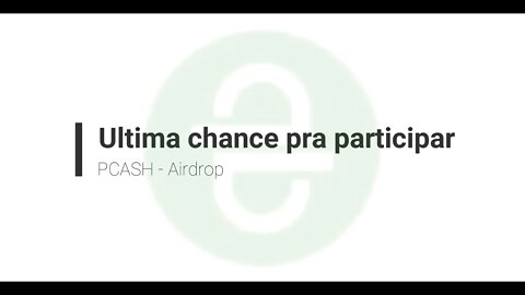 Finalizado - Airdrop - Pcash - saque na P2p https://bit.ly/Ex_P2PB2B_Qb