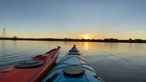 Sunset on Nimisila Reservoir in Ohio