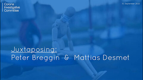 Juxtaposing: Peter Breggin & Mattias Desmet (English | Ad-Hoc 27 & Ad-Hoc 28) | 13.09.2022