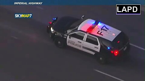 Incredible LIVE Police Chase in California