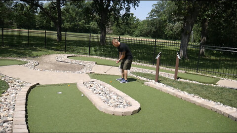 WHICH MINI GOLF SHOT IS CRAZIER? 1 OR 2?