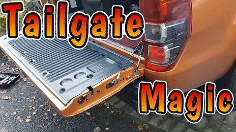 Ford Ranger / Mazda BT50 Rear/Tail Gate Slow Down Strut Installation