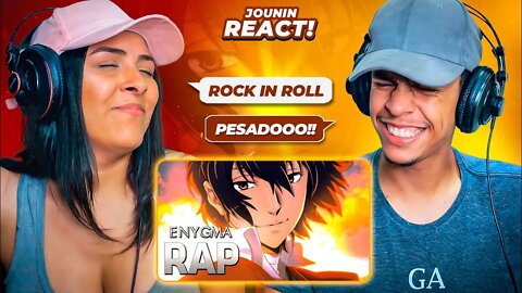 Rap do Dazai (Bungou Stray Dogs) | Não Consigo Apagar | Enygma 85 | [React Rap Nerd] 🔥