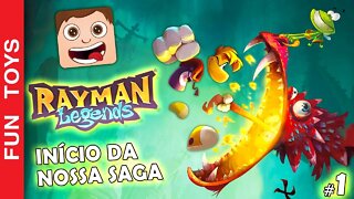 Rayman Legends #1 - Início da nossa SAGA neste jogo MARAVILHOSO que parece um DESENHO ANIMADO! PT-BR