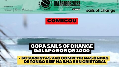 SURF: Copa Sails of Change Galápagos QS 1000 começa nesta quinta-feira no Equador
