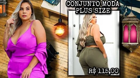 🛑 CONJUNTO LINDO PLUS SIZE MODA