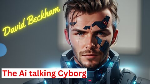 David Beckham The Ai Talking Cyborg (must see)