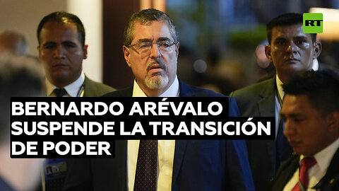 El presidente electo de Guatemala suspende la transición de poder