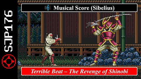 Terrible Beat – The Revenge of Shinobi – Yuzo Koshiro | Musical Score (Sibelius)