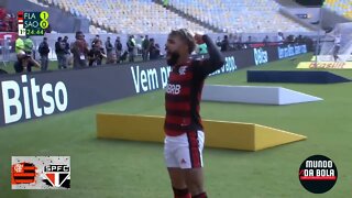 FLAMENGO 3 X 1 SÃO PAULO | MELHORES MOMENTOS | 2ª RODADA BRASILEIRÃO 2022 | ge.globo