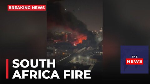 South Africa Fire : Blaze in Residential building in Johannesburg