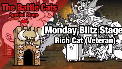 The Battle Cats - Monday Blitz Stage - Rich Cat (Veteran)