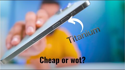 Why Apple Chose Titanium for the iPhone 15 Pro Series #Apple #iPhone15Pro #TitaniumTech #Innovation