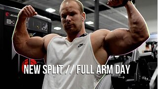 Day 12 - New Training Split / Full Arm Workout