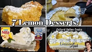 7 Lucious Lemon Desserts