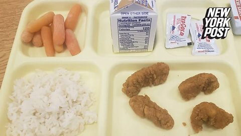 Upstate dad goes viral after posting photo of son's paltry school meal