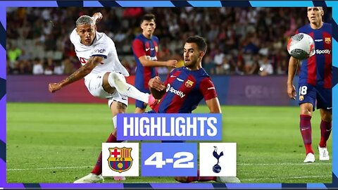 BARCELONA 4-2 TOTTENHAM HOTSPUR | HIGHLIGHTS. #HIGHLIGHTS #barcelona #tottenham #spurs