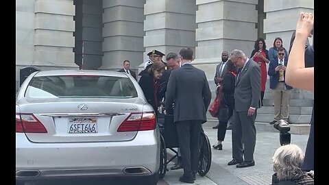 Sen Dianne Feinstein Returns To The Senate In A Wheelchair